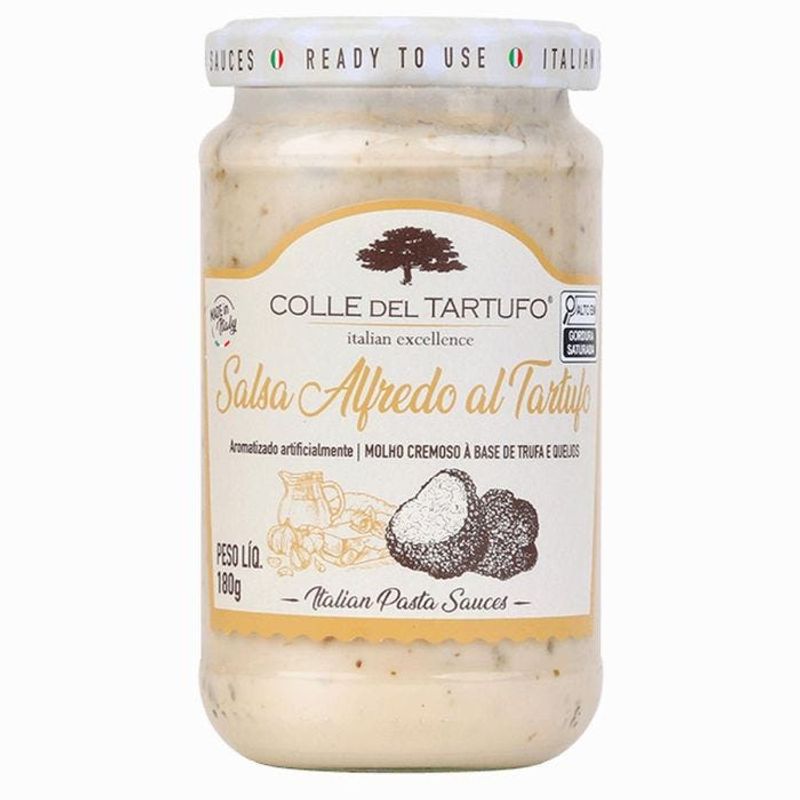 Molho Cremoso A Base De Trufa E Queijos 180g Colle Del Tartufo
