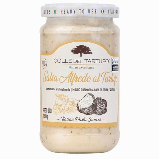 Molho Cremoso A Base De Trufa E Queijos 180g Colle Del Tartufo