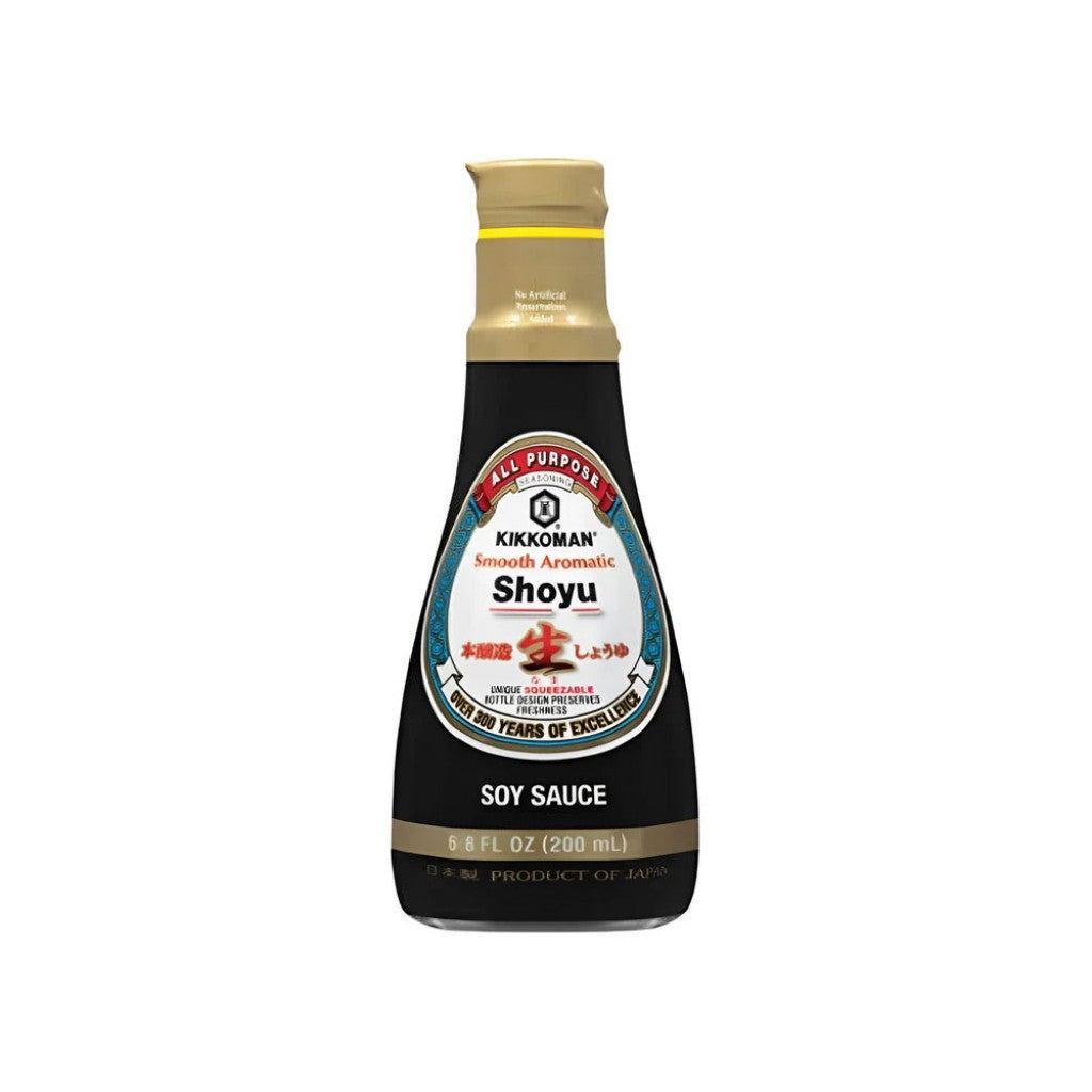 Molho de Soja Shoyu Smooth Aromatic 200ml Kikkoman
