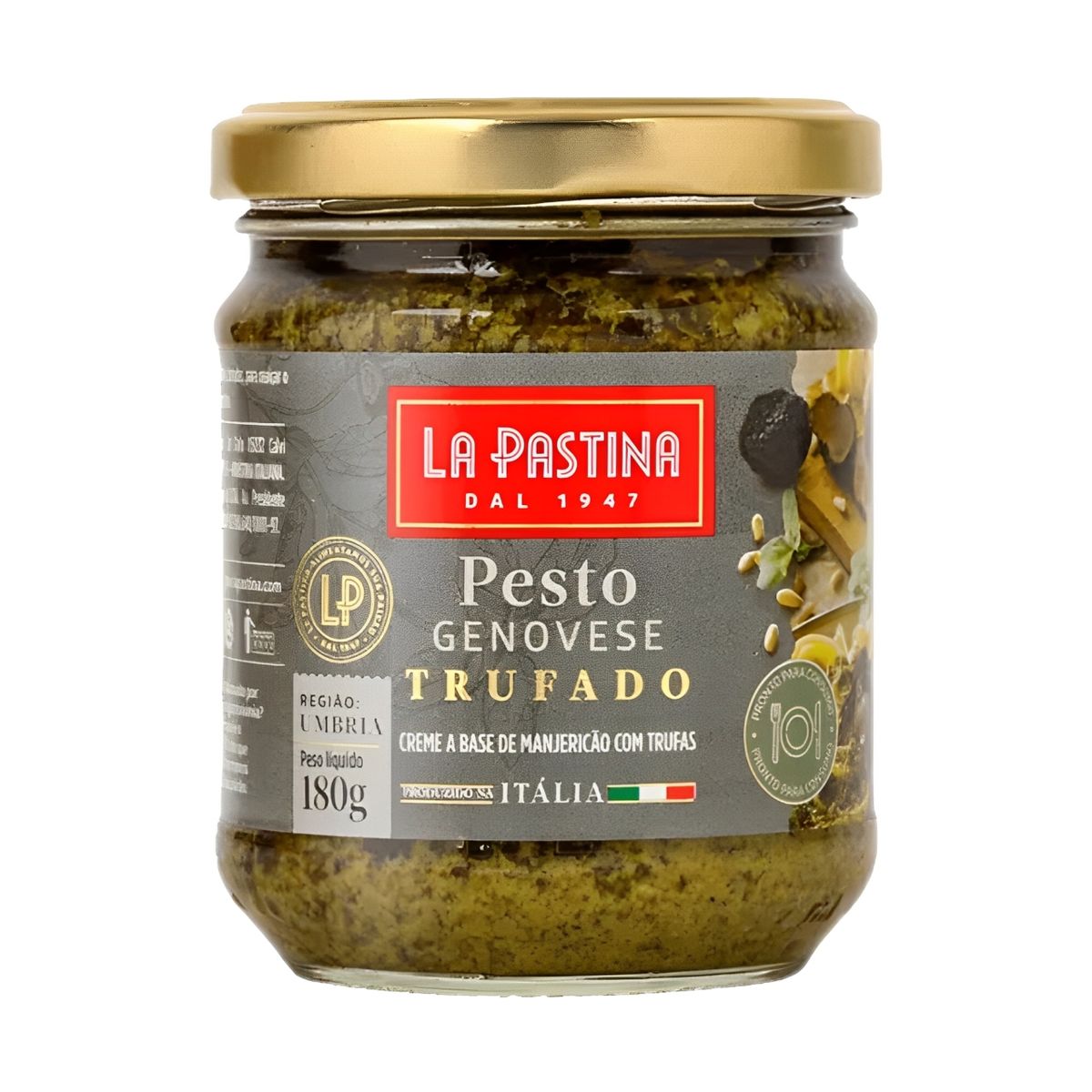 Molho Pesto Genovese Trufado 180g La Pastina