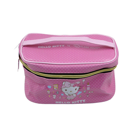 Necessaire Pink Hello Kitty 21x13x13cm Klass Vough