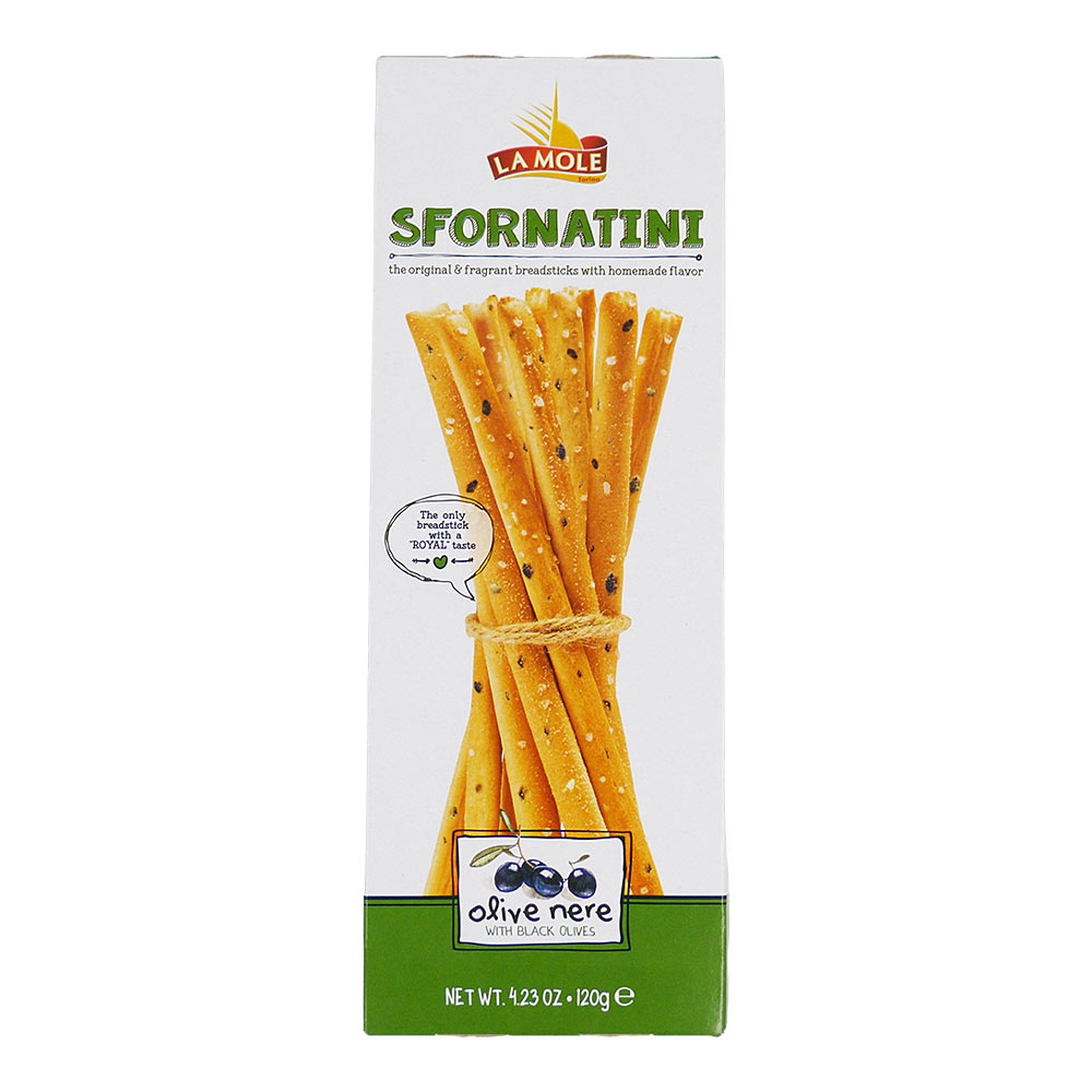 Palitinhos de Pão com Azeitona Sfornatini 120G