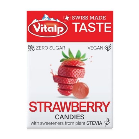 Pastilha Sem Açucar Sabor Morango 25g