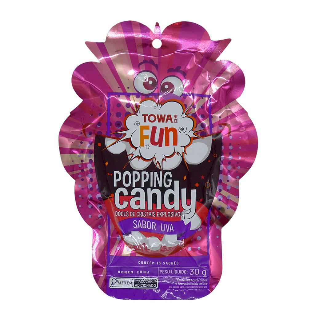 Popping Candy de Uva 30g Towa Fun