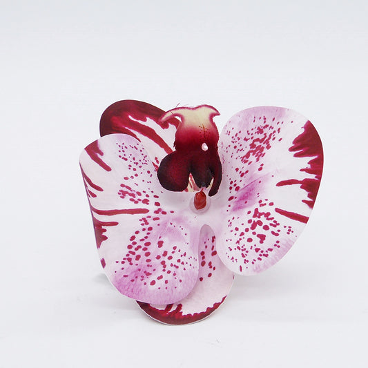 PORTA GUARDANAPO ORQUIDEA PINTADA FUCSIA 9,5CM