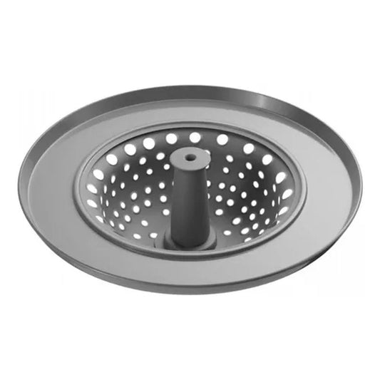 Ralo para Pia Fibra de Bambu Cinza 10,5x5cm