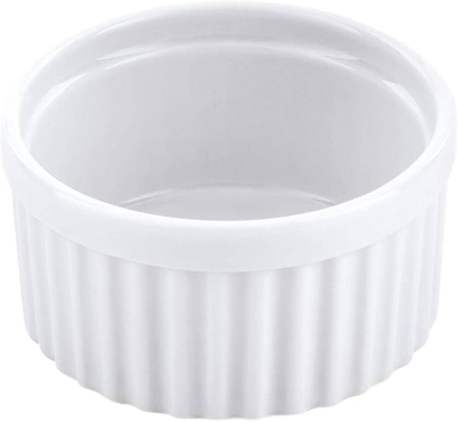 Ramekin de Cerâmica Branco 100ml - Mimo Style