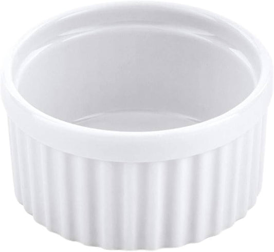 Ramekin de Cerâmica Branco 100ml - Mimo Style