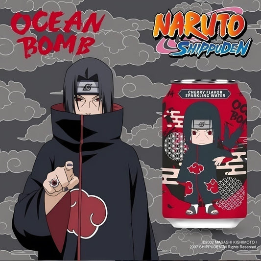 Refrigerante Sabor Cereja Naruto Shippuden 330ml Ocean Bomb