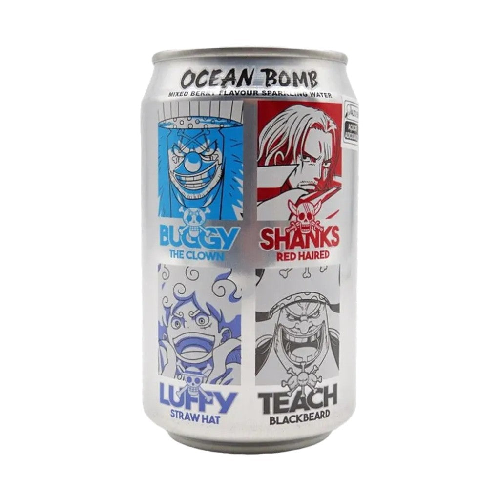 Refrigerante Sabor Frutas Vermelhas One Piece 330ml Ocean Bomb