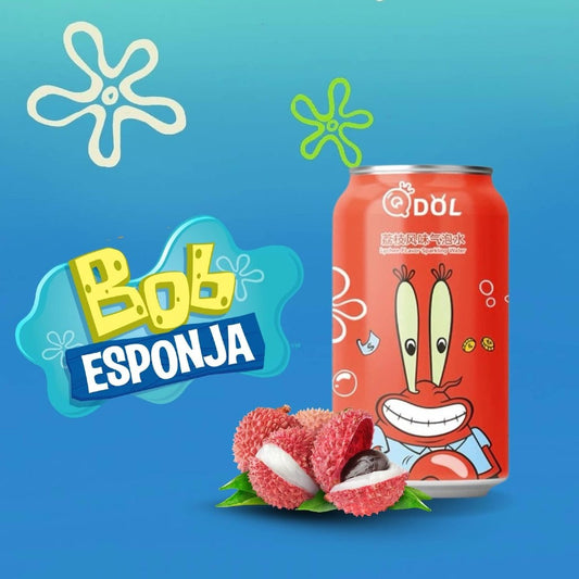 Refrigerante Sabor Lichia Bob Esponja 330ml Qdol