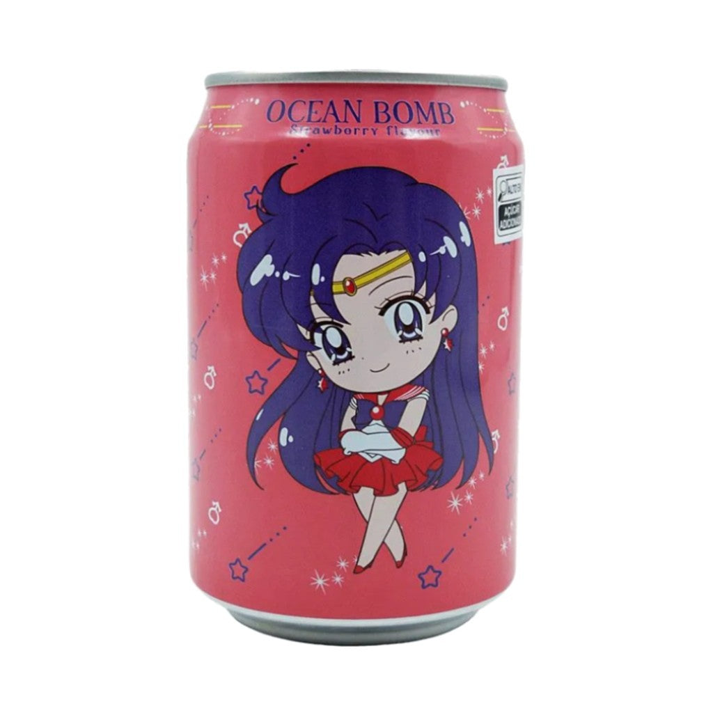 Refrigerante Sabor Morango 330ml Ocean Bomb