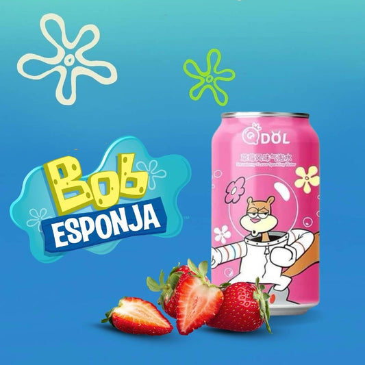 Refrigerante Sabor Morango Bob Esponja 330ml Qdol