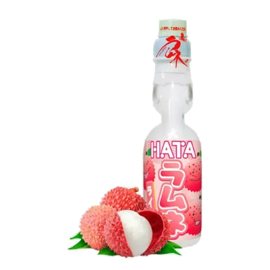 Refrigerante Japonês Ramune Hata Sabor Lichia 200ml