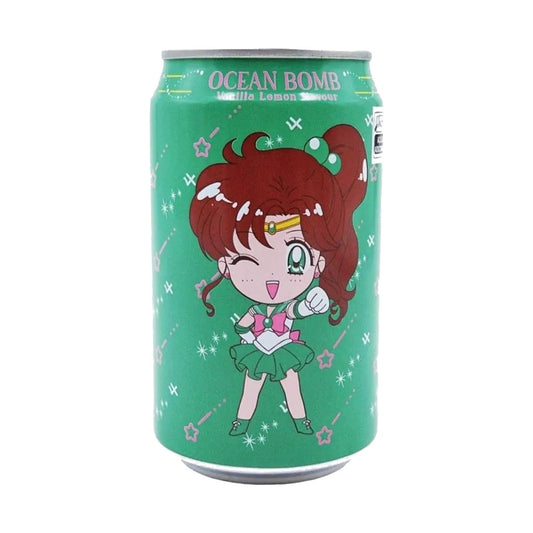 Refrigerante Sabor Limão e Baunilha Sailor Moon 330ml Ocean Bomb