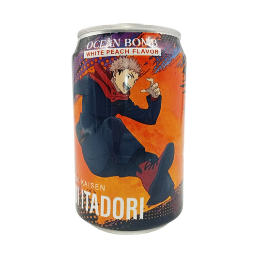 Refrigerante Sabor Pêssego Jujutsu Kaisen 330ml Ocean Bomb