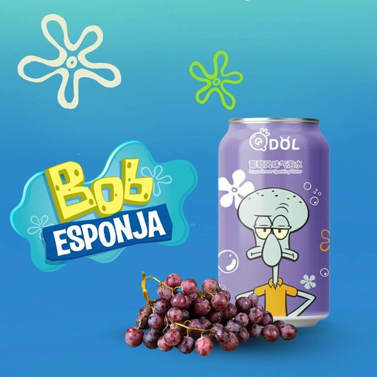 Refrigerante Sabor Uva Bob Esponja 330ml Qdol
