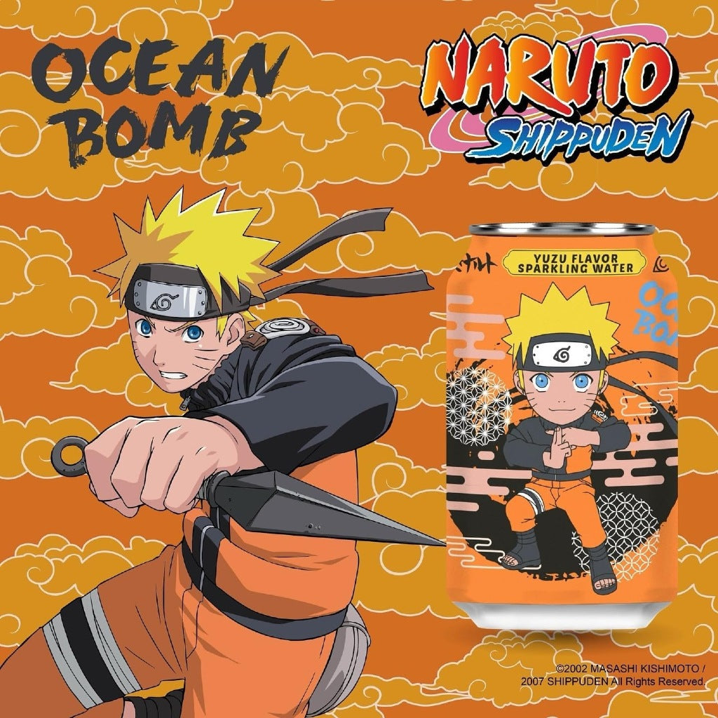 Refrigerante Sabor Yuzu Naruto Shippuden 330ml Ocean Bomb