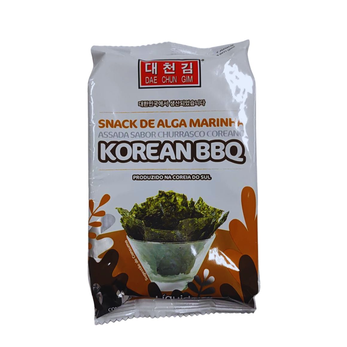 Snack de Alga Marinha Sabor Bbq Okazunori 4g Tokyo Foods