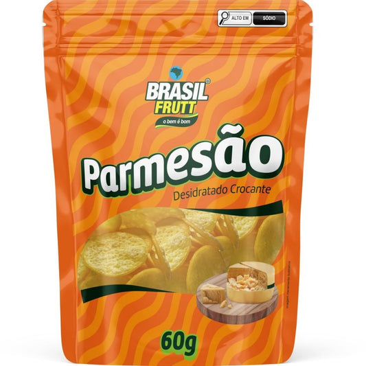 Snack de Queijo Parmesão Desidratado 60g Brasil Frutt