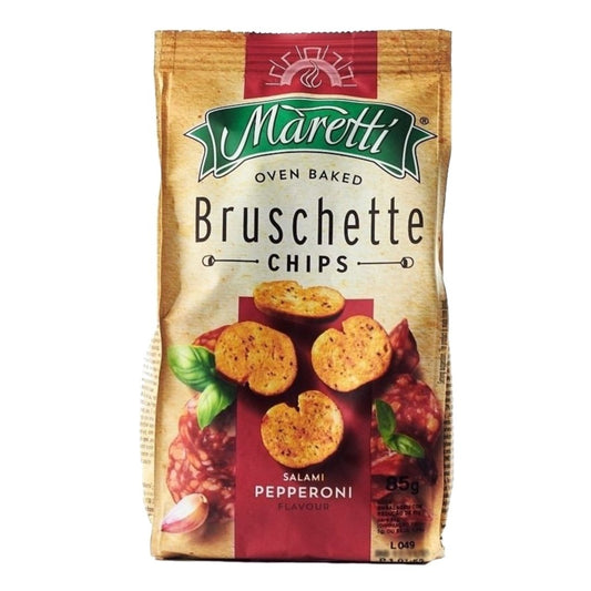 Bruschette Chips Salame Pepperoni 85g Maretti