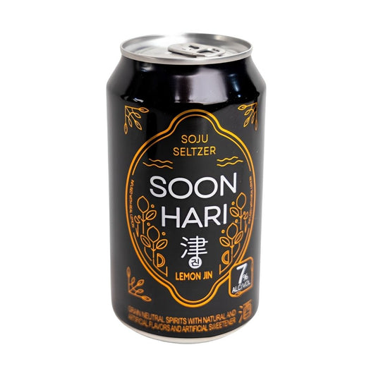 Soju Gaseificado Soon Hari Lemon Jin Lotte 355ml