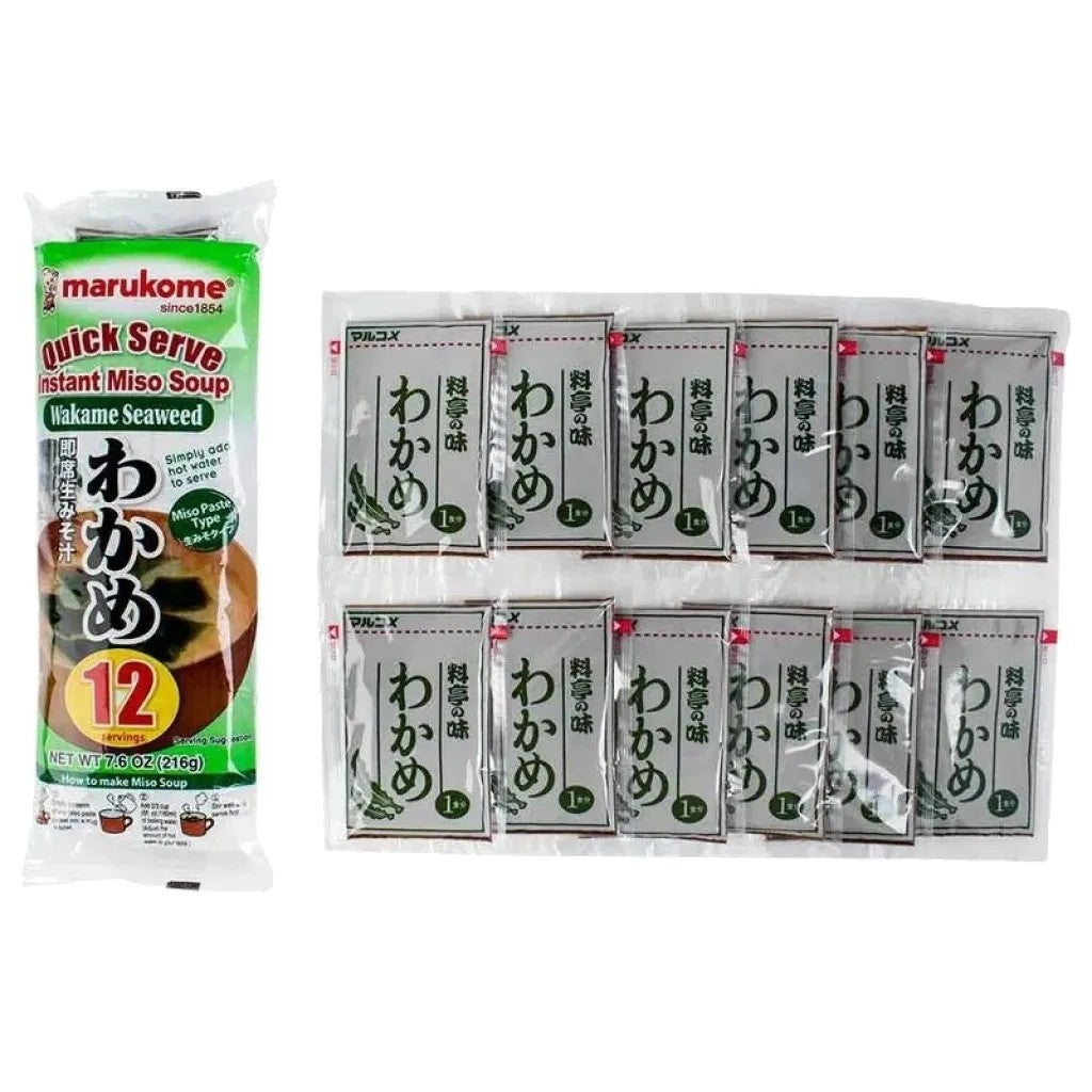 Sopa Instantânea de Missô com Wakame 216g Marukome VENC 15/01/26