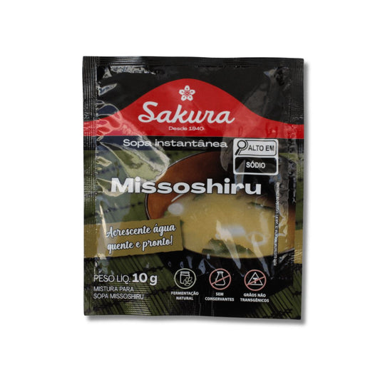Sopa Instantânea Missoshiru Tradicional 10g Sakura