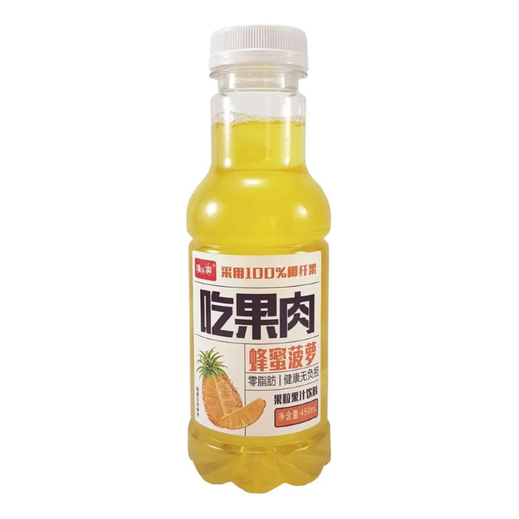 Suco Sabor Abacaxi com Mel e Nata de Coco 450ml Jiaozuo