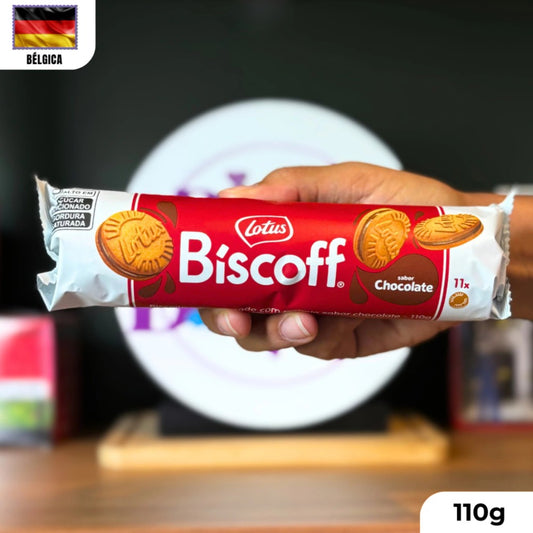 Biscoito Biscoff Sandwich Chocolate ao Leite Lotus 110g