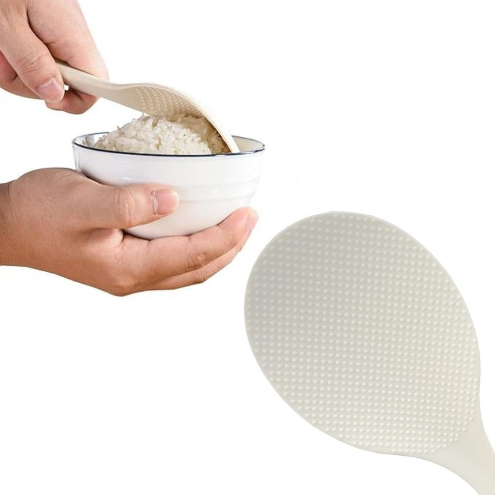 Colher de Arroz Chamoji Shiki Antiaderente 19cm Branca