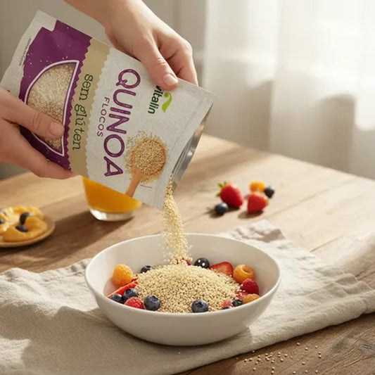 Flocos de Quinoa Integral Vitalin Sem Glúten 120g