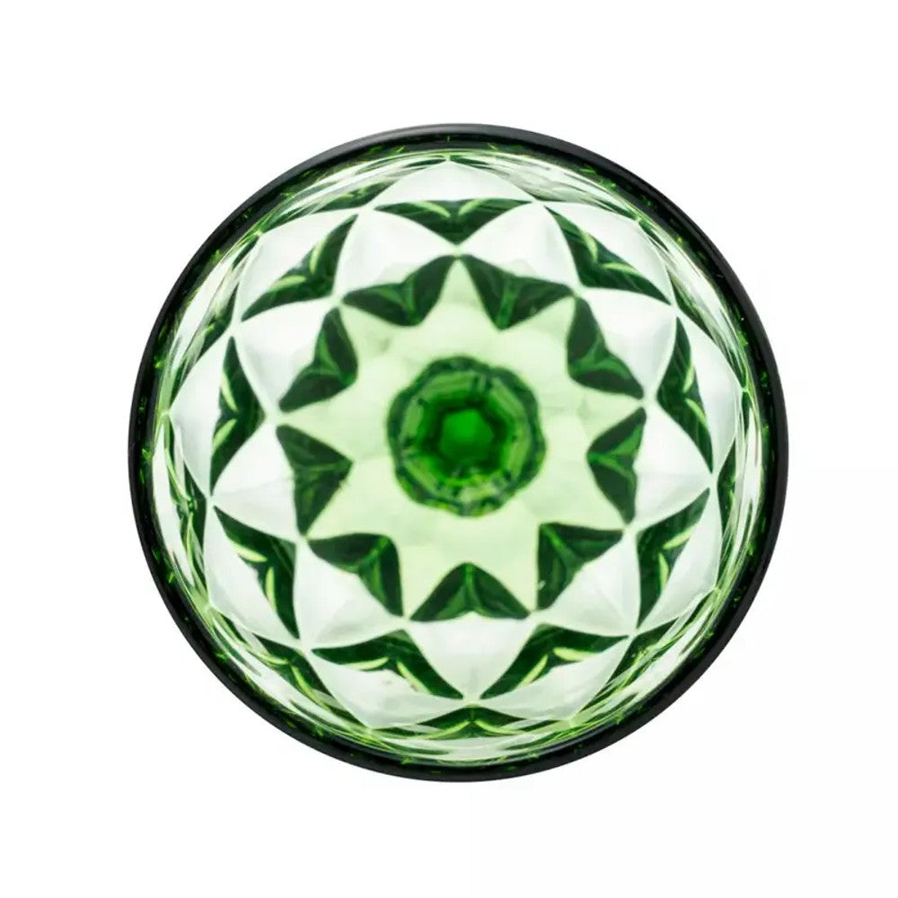 Jogo 6 Taças para Água Diamond Verde Lyor 320ml