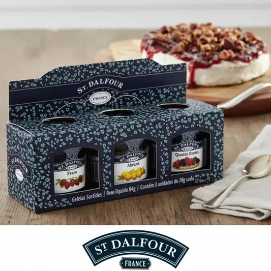 Kit 48 Mini Geleias St Dalfour Frutas Vermelhas 28g Sem Açúcar