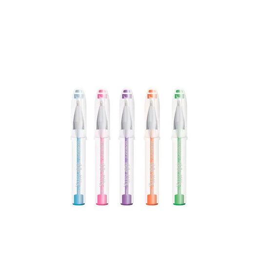 Kit 5 Mini Canetas Esferográficas Hello Kitty Leo&Leo Ponta 1.0mm