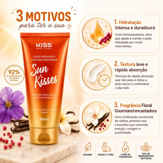 Loção Corporal Empório Daruma Sun Kisses Kny 180ml Hidratação Intensa