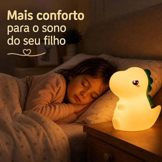 Luminária Infantil Dinossauro Wonder Empório Daruma Decorativa