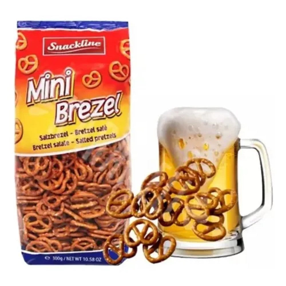Mini Pretzels Snackline Salgadinho Crocante 300g