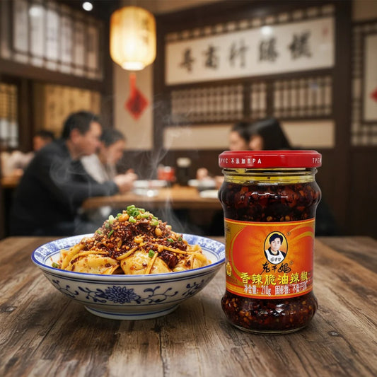Molho de Pimenta Crocante com Óleo Laoganma Empório Daruma 210g