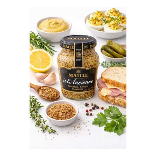 Mostarda em Grãos Maille à Moda Antiga com Vinho Branco 210g