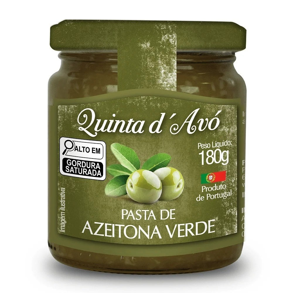Pasta de Azeitona Verde Quinta d'Avó 180g