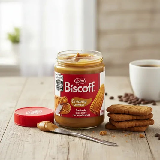Pasta de Biscoito Caramelizado Lotus Biscoff Creamy 400g