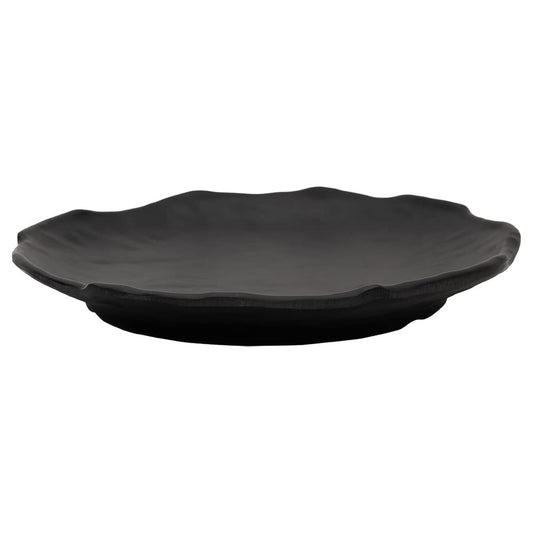 Prato Redondo Nihon Mimo Style em Melamina Preto 20,4cm