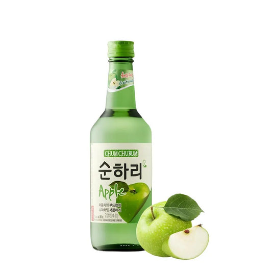 Soju Lotte Chum Churum Maçã 360ml - Bebida Coreana