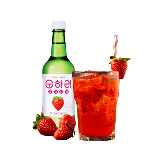 Soju Lotte Chum Churum Morango 360ml