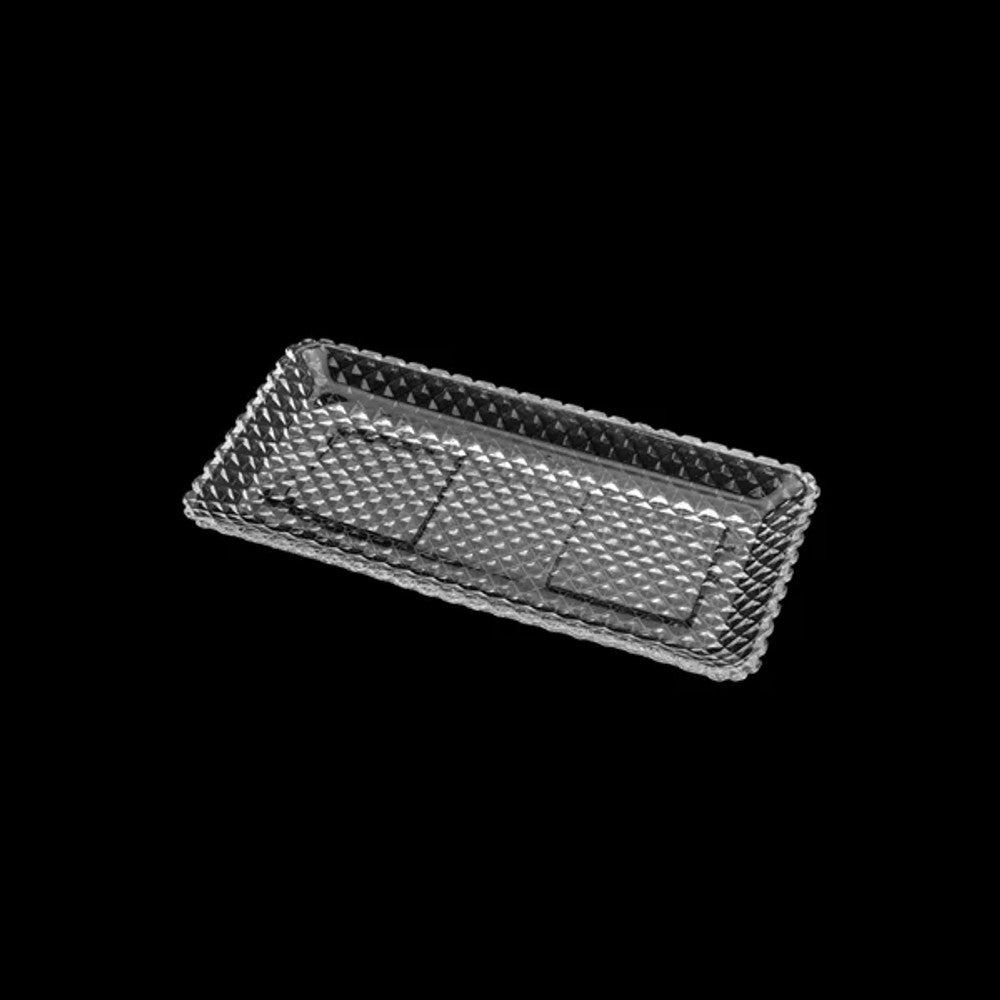 Travessa de Cristal de Chumbo Diamante Lyor 25x13x2cm