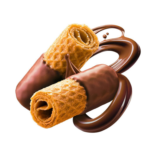 Wafer Waffeletten Minis Bahlsen Cobertura Chocolate ao Leite 100g
