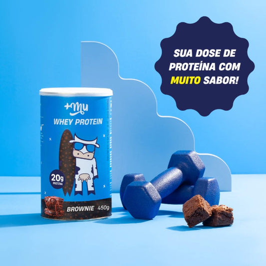 Whey Protein Concentrado Mais Mu Sabor Brownie 450g