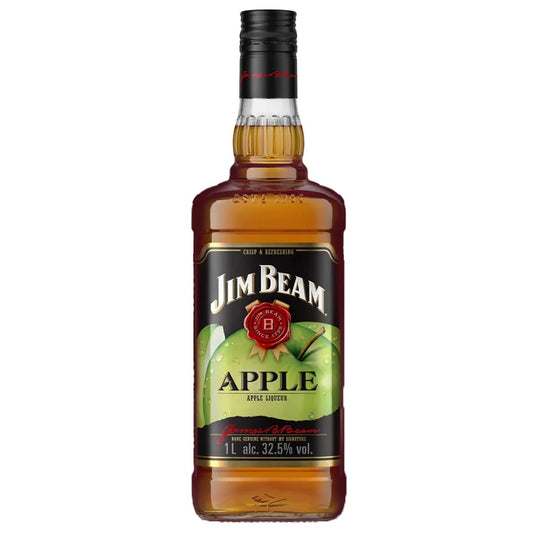 Whisky Jim Beam Apple 1L Licor Importado de Maçã Verde