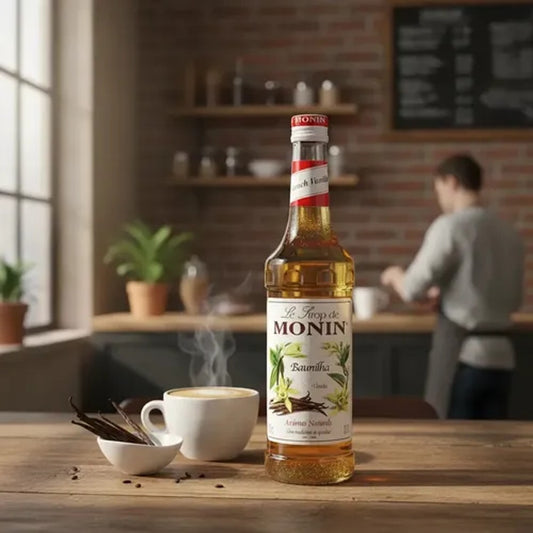 Xarope de Baunilha Monin 700ml para Drinks e Cafés